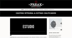 Desktop Screenshot of freakcasting.com